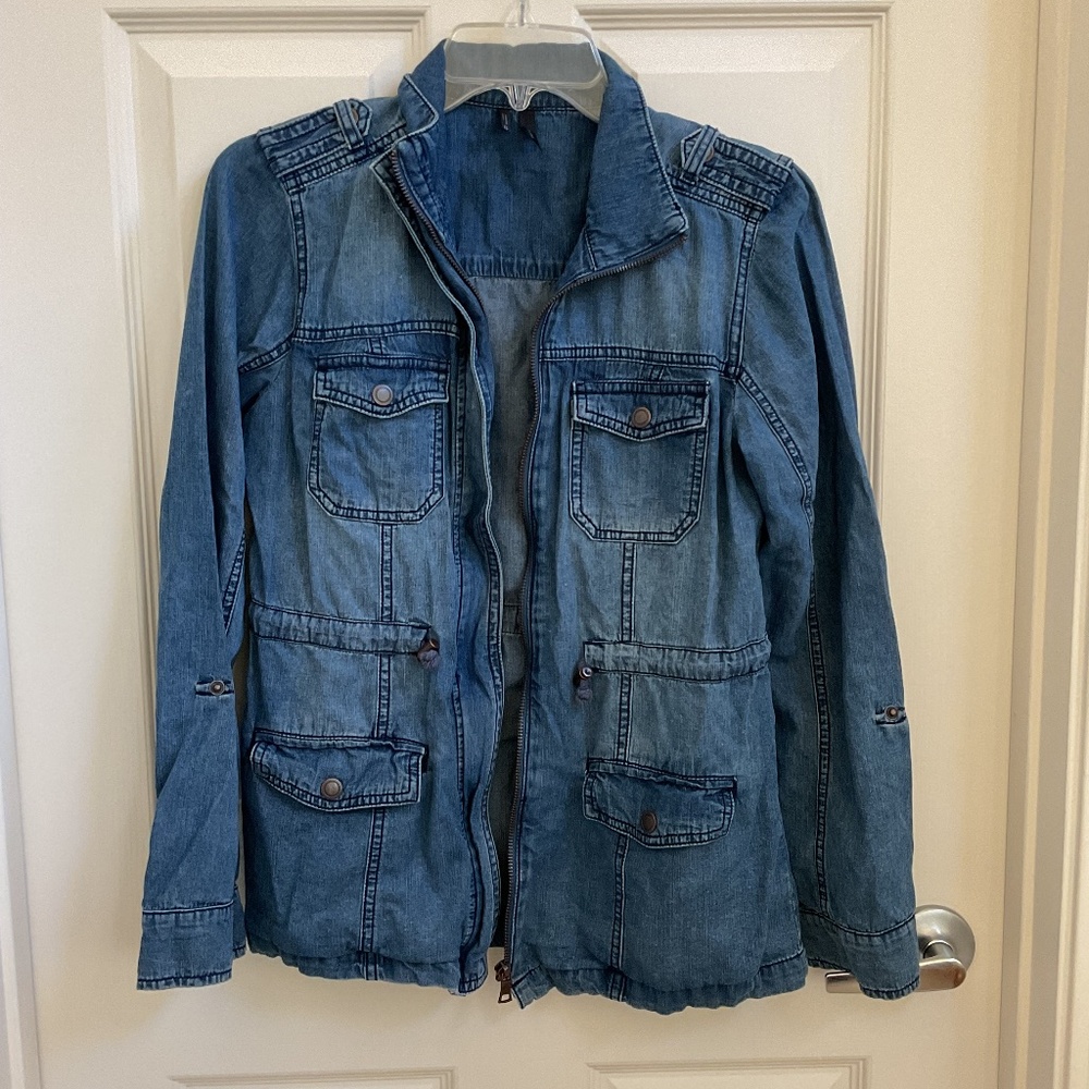 Maurices Jean cargo utility jacket XS